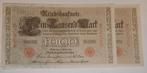 2x 1000 Mark 1910, Postzegels en Munten, Setje, Duitsland, Ophalen of Verzenden