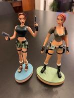 Plastoy - Tomb Raider - Lara Croft - 2 beeldjes, Ophalen of Verzenden, Zo goed als nieuw
