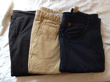 3 broeken Massimo Dutti nieuw Maat 50