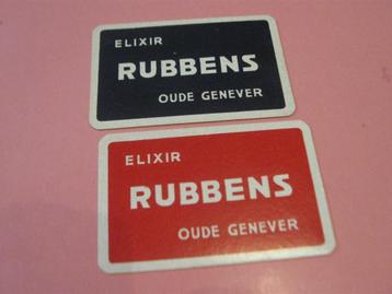 2 oude speelkaarten Likeuren Rubbens , Zele (239) beschikbaar voor biedingen