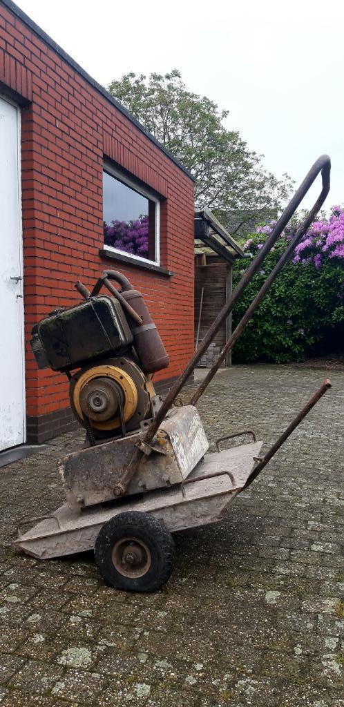 Drilplaat met Hatz motor, Zakelijke goederen, Machines en Bouw | Kranen en Graafmachines, Overige typen, Ophalen