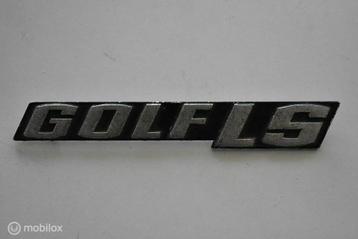 Aluminium "Golf LS" embleem Swallowtail 1974 1975 1976