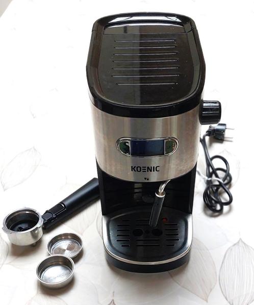 KOENIC Espressomachine KEM 2320 M + toebehoren, Electroménager, Accessoires de machine à café, Utilisé, Enlèvement