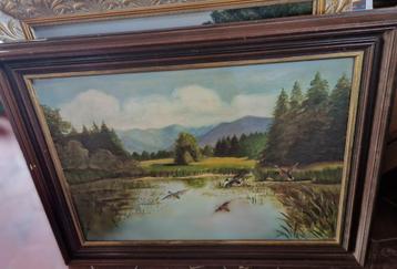 Schilderij landschap met wilde eenden, Enlèvement