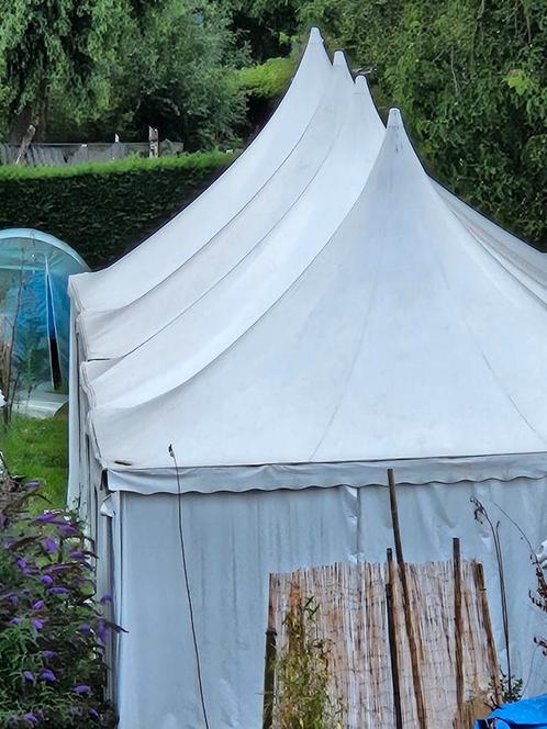 Pegodetenten 5x5m 4 tenten, Tuin en Terras, Partytenten, Gebruikt, Ophalen