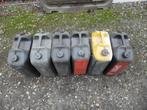 6 plastic jerrycans, Ophalen of Verzenden, Gebruikt