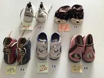 5 paar baby schoentjes beschikbaar voor biedingen