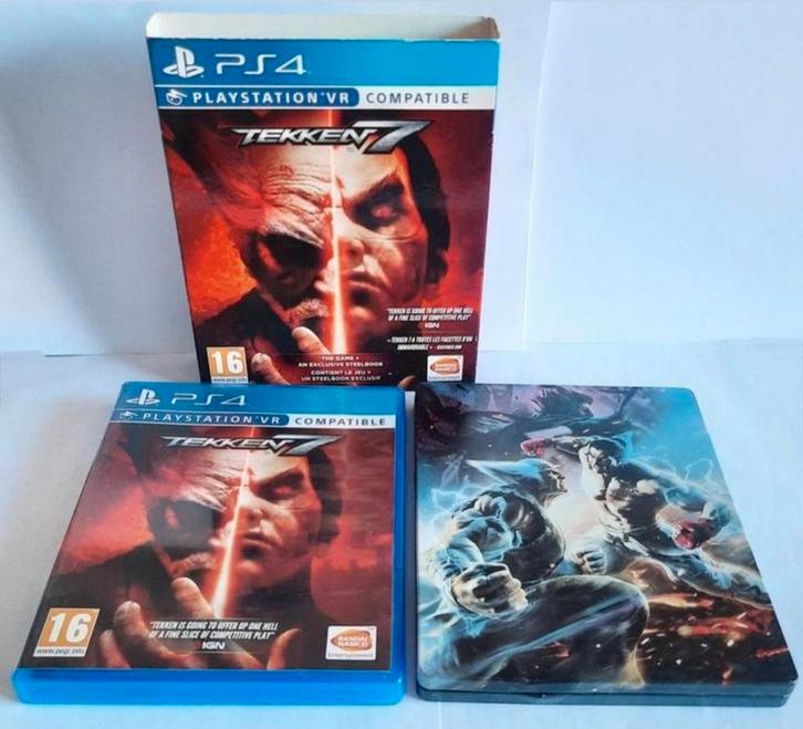 Tekken7 inclusief Steelbook PS4, Games en Spelcomputers, Games | Sony PlayStation 4, Zo goed als nieuw, Ophalen of Verzenden