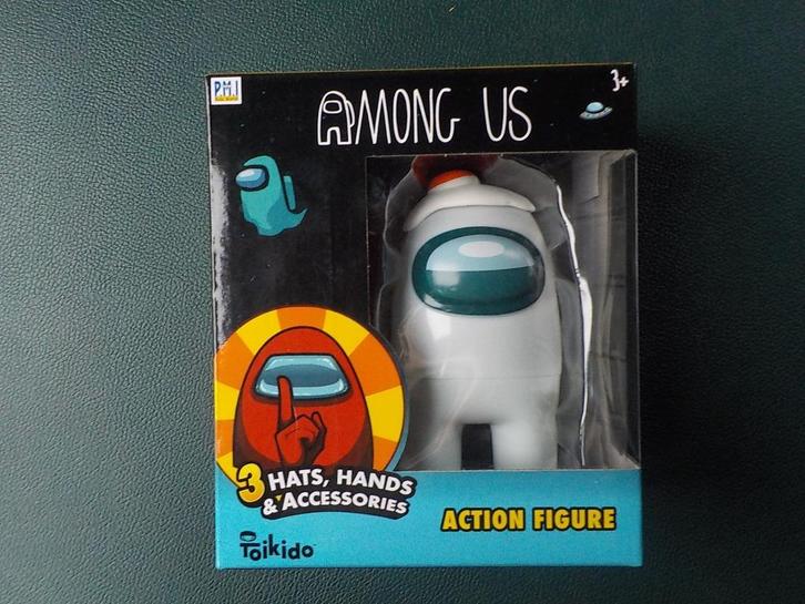 Among Us Action Figure 3 hats, hands & accessoiries Toikido, Verzamelen, Speelgoed, Nieuw, Ophalen of Verzenden