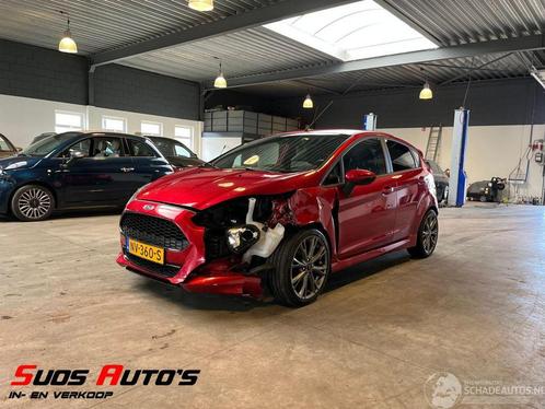 Ford Fiesta 1.0 EcoBoost ST Line NL NAP! (bj 2017), Auto diversen, Ongevalwagen, Handgeschakeld, Benzine, Stadsauto, Rood