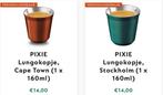 Nespresso Pixie Lungokopje 2 stuks, Enlèvement ou Envoi, Comme neuf, Autres modèles