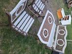 gietijzeren tuinset, Tuin en Terras, Ophalen, Gebruikt, 5 zitplaatsen, Overige materialen