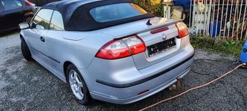 SAAB 9-3 Vector Cabriolet 1.8 16V Turbo, Autos, Cuir, Argent ou Gris, Achat, 110 kW