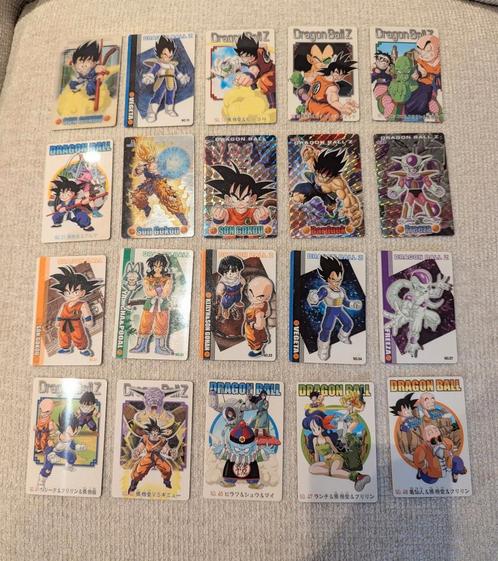 Dragon Ball Gumica kaarten prachtige collectie <3, Hobby en Vrije tijd, Verzamelkaartspellen | Overige, Zo goed als nieuw, Ophalen of Verzenden