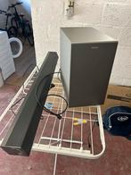 Philips soundbar + baskist, Audio, Tv en Foto, Home Cinema-sets, Ophalen, Zo goed als nieuw, Soundbar, Philips