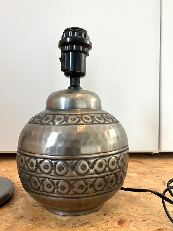 IKEA tafellampvoet (1995 - zeldzaam), Huis en Inrichting, Lampen | Tafellampen, Gebruikt, Minder dan 50 cm, Metaal, Ophalen of Verzenden