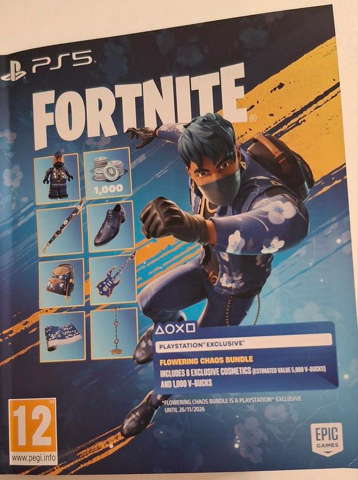 Fortnite Flowering Chaos, Games en Spelcomputers, Games | Sony PlayStation 5, Ophalen