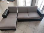 Tweedelige zetel met opbergruimte, Huis en Inrichting, Ophalen, Hoekbank, Driepersoons, Zo goed als nieuw