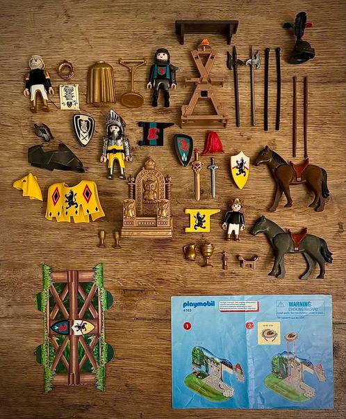 Playmobil ridder set 4163, Kinderen en Baby's, Speelgoed | Playmobil, Zo goed als nieuw, Complete set, Ophalen of Verzenden