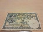Bankbiljet Belgisch 5 frank type "1919" nationale reeks, Postzegels en Munten, Bankbiljetten | België, Ophalen, Los biljet