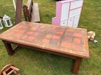 Grote Salon of terrastafel met tegels 170x90x55, Ophalen, Zo goed als nieuw