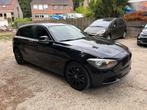 BMW 1114i 1.6 essence siege chauffant airco capteur de recul, Auto's, Zwart, 4 cilinders, Zwart, 5 deurs