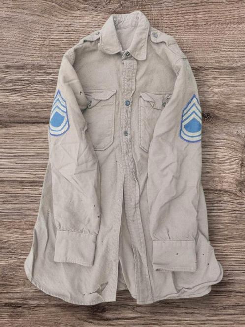 U.S. WO2 Army 82th Airborne wool shirt, Verzamelen, Militaria | Tweede Wereldoorlog, Ophalen of Verzenden