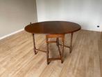 Inklapbare tafel (hout, rustiek), Maison & Meubles, Tables | Tables d'appoint, Rustiek, 60 cm ou plus, Ovale, Bois
