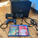 Lot PS4 Pro + 3 manettes + 2 jeux, Consoles de jeu & Jeux vidéo, Enlèvement ou Envoi, Comme neuf, Avec 3 manettes ou plus, Pro