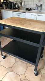 IKEA zwarte trolley, Huis en Inrichting, Ophalen, Zo goed als nieuw, Grenenhout