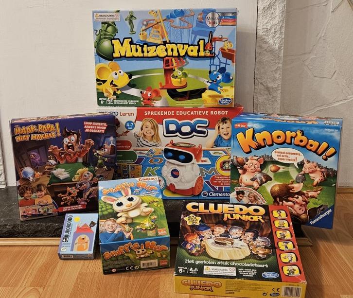 Lot/pakket gezelschapspelletjes vanaf 4 jaar, Kinderen en Baby's, Speelgoed | Educatief en Creatief, Zo goed als nieuw, Ophalen of Verzenden
