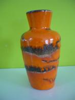 knappe vintage oranje fat lava vaas scheurich west-germany, Ophalen of Verzenden