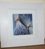 2 photos de lavandes - cadre bois vitré - *** COMME NEUF ***, TV, Hi-fi & Vidéo, Enlèvement ou Envoi, Comme neuf