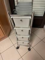 Kastje met 4  schuifjes op wieltjes, Ophalen, Zo goed als nieuw
