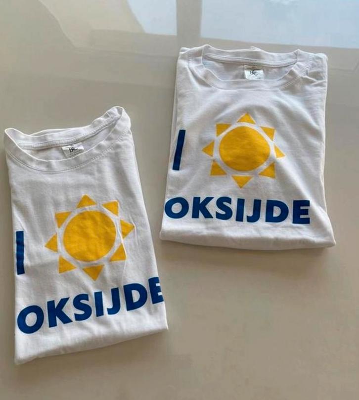 2  T-shirt  opdruk I ️ KOKSIJDE, Vêtements | Hommes, T-shirts, Comme neuf, Enlèvement ou Envoi