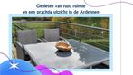 Last minute wellness Ardennen – Privé jacuzzi & sauna, 5 personen, 2 slaapkamers, Internet, Landelijk