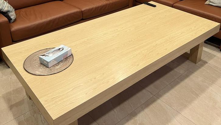 grote salontafel modern 200x100x50, Huis en Inrichting, Tafels | Salontafels, Zo goed als nieuw, 50 tot 75 cm, 100 tot 150 cm