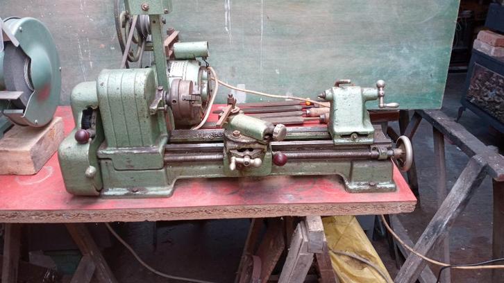 kleine draaibank, Doe-het-zelf en Bouw, Draaibanken, Zo goed als nieuw, Metaaldraaibank, Minder dan 500 mm, Ophalen