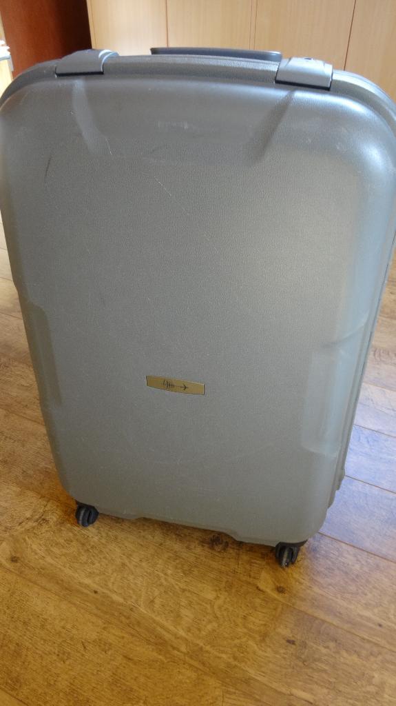 Reiskoffer - Valies, Handtassen en Accessoires, Koffers, Gebruikt, Hard kunststof, 70 cm of meer, 45 tot 55 cm, Slot, Uitschuifbare handgreep