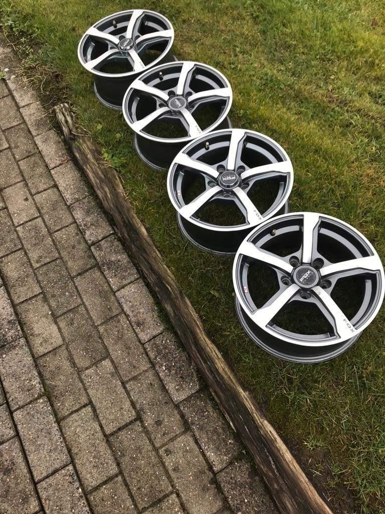 4 Jantes FOX FX6 ANTRACITE/POLIE 15 POUCES, Autos : Pièces & Accessoires, 15 pouces, Véhicule de tourisme, Enlèvement, Utilisé