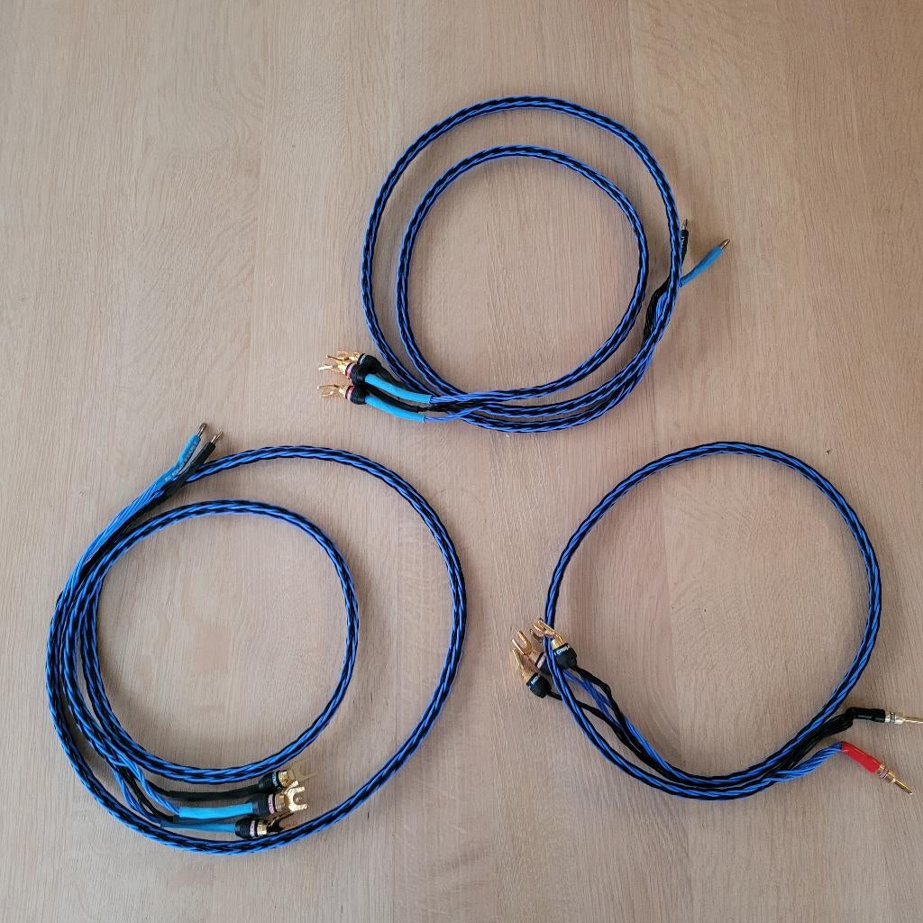 Kimber Kable 8TC high end luidspreker kabel 2x190cm + 100cm, Ophalen, Zo goed als nieuw, 2 tot 5 meter, Luidsprekerkabel