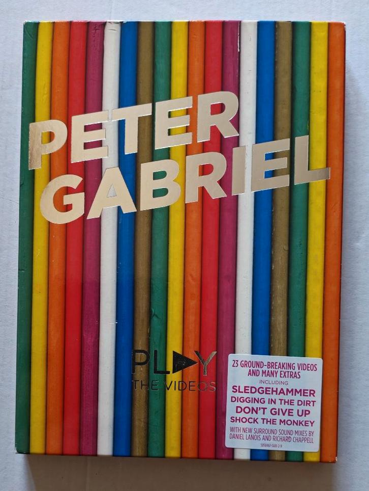 PETER GABRIEL - Play the videos (DVD), Cd's en Dvd's, Dvd's | Muziek en Concerten, Zo goed als nieuw, Muziek en Concerten, Alle leeftijden