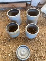 Grijze PVC accessoires 125 diam, Ophalen, Zo goed als nieuw