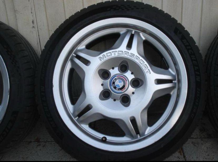 Bmw Velgen Style 24 Motorsport, Ophalen, Gebruikt, Banden en Velgen, 17 inch