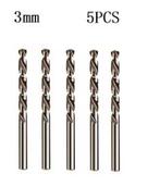 Foret Hss M35, 5 pièces, pour métal, fer à repasser, 3,0 mm, Enlèvement ou Envoi, Neuf