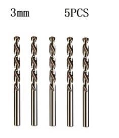 5 Stuks Hss M35 Boor voor Metaal Staal IJzer - - 3,0 mm, Hobby en Vrije tijd, Overige Hobby en Vrije tijd, Nieuw, Ophalen of Verzenden