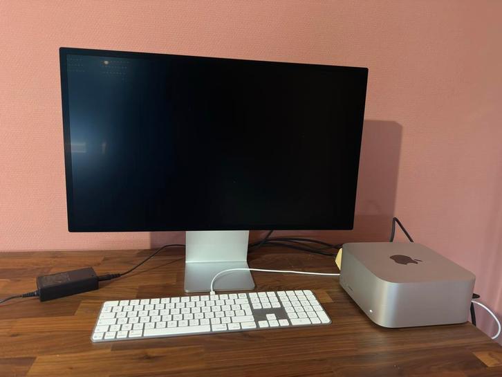 Apple mac studio M2 + 5kstudio display + keyboard + garantie, Computers en Software, Apple Desktops, Nieuw, iMac Pro, SSD, 4 Ghz of meer