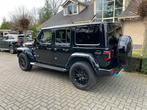 Jeep Wrangler Sahara Plug in Hybrid Soft Top, Auto's, Automaat, 1995 cc, Zwart, Leder