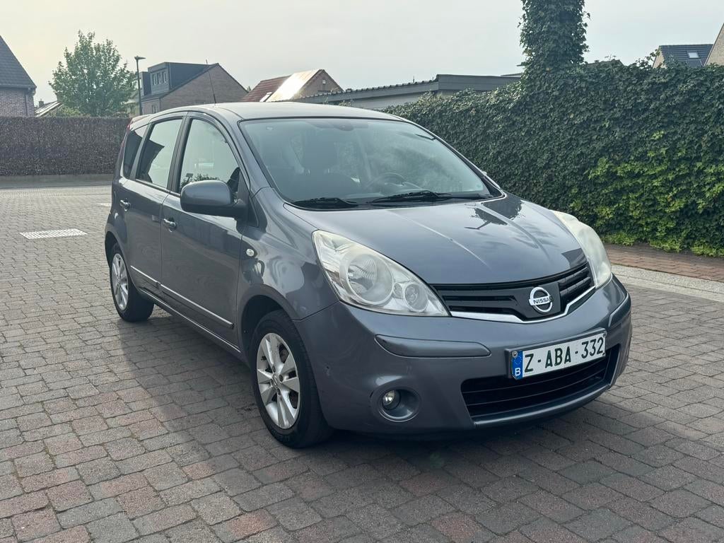 Nissan Note 1.4 benzine, airco, 154.000 km, 08.2010, ctok, Voorwielaandrijving, Zwart, 4 cilinders, 65 kW