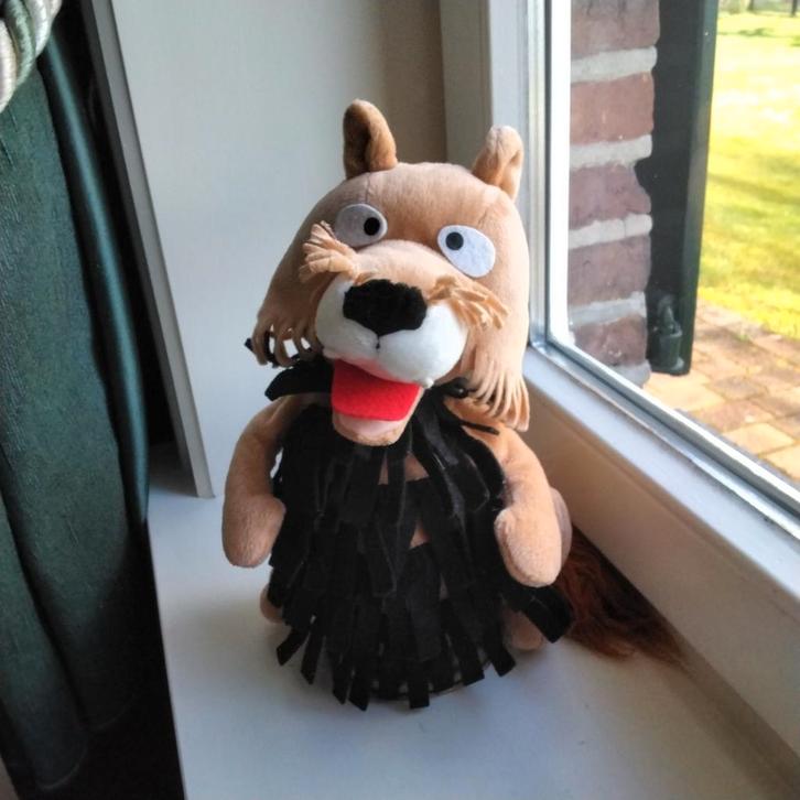 Bor de wolf fabeltjeskrant handpop, Enfants & Bébés, Jouets | Peluches, Enlèvement ou Envoi